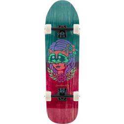 Landyachtz ATV-X Complete Cruiser Board Perfecto Raccoon Teal/Red/Green