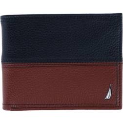 Nautica Men's Two Tone Bifold Wallet