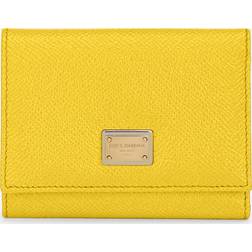 Dolce & Gabbana Dauphine calfskin wallet - yellow one