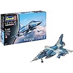 Revell Modellbausatz I Dassault Mirage 2000C I Detailreicher 5 Flugzeug Bausatz I 150 Teile I Maßstab 1:48 I für Kinder und Erwachsene ab 13 Jahren