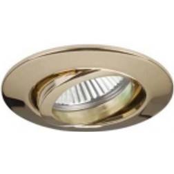 Brumberg Recessed GX5.3 Round Gold Spotlight