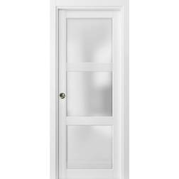 Sarto Sliding French Pocket Interior Door Clear Glass S 0502-Y (x)