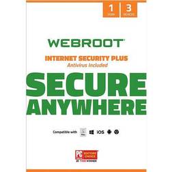 Webroot Internet Security Plus 3 Devices 1 Year