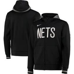 Nike Felpa Nba Nets Showtime Fz Nero Bianco Uomo Bianco/Nero