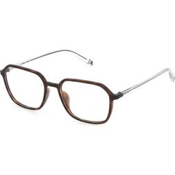 Fila VFI202 978Y Tortoiseshell Size Frame Only Blue Light Block Available Glossy Dark Havana