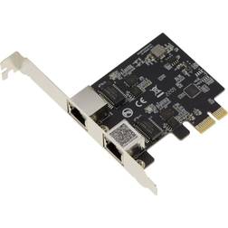 Carte PCIe 2.5 LAN Dual Gigabit ETHERNET 10 100 1000 2500 1G 2.5G 2 ports RJ45