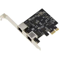 Pcie 2.5 lan dual gigabit ethernet 10 100 1g 2.5g 2x rj45. realtek rtl8125