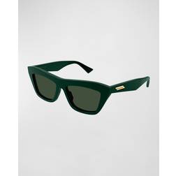 Bottega Veneta Definerede Acetat Briller Green 55