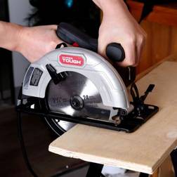 Hyper Tough 12 amp corded 7-1/4 inch circular saw with steel plate shoe