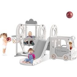 Suteck 5 in 1 Swing & Slide Set