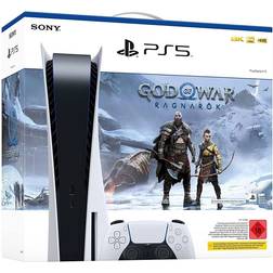 Sony PS5 825GB White Console GOW Ragnarök Bundle