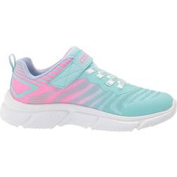 Skechers Girl's Fierce Flash Sneakers - Aqua/Pink