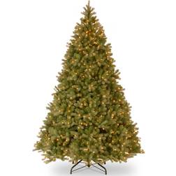 National Tree Company Pre-Lit Feel Real Downswept Douglas Full Artificial Green Christmas Tree 120"