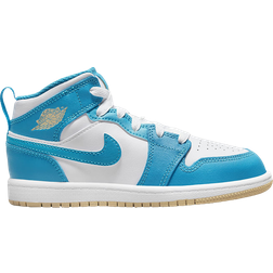 Nike Air Jordan 1 Mid PS - Aquatone/White/Celestial Gold