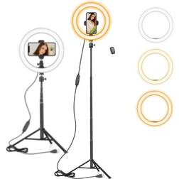 Aixpi 10" Ring Light with Tall Tripod Stand