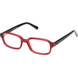 Guess GU9230 Kids 068 Kids' Red Size Frame Only Blue Light Block Available Transparent Red