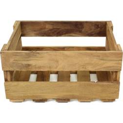 Jan Kurtz Wooden Box Rustic Teak Skammel