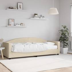 vidaXL daybed med madras Cream Sofa 2 personers