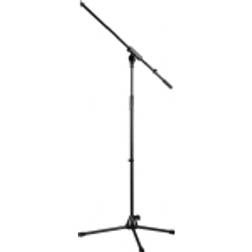 Caymon CST320/B Microphone stand with foldable legs and boom arm Black version