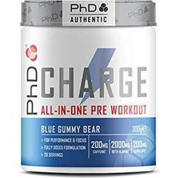 PhD Charge PreWorkout Gummy 300gm