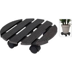 ProGarden Pflanzenroller Rund 29 cm Grau