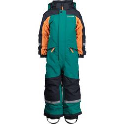 Didriksons Kid's Neptun Coverall - Petrol Green (505000-H07)