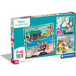 Clementoni Puzzle classics disney 3x48pzs