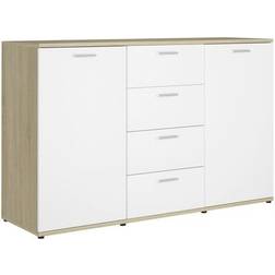 vidaXL Engineered Wood Sideboard 14x29.5"