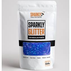 Sparkly Glitter - Glimmer til maling, Safirblå