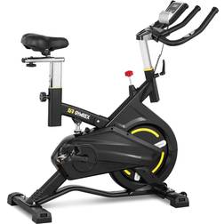 Gymrex Motionscykel pedalbelastning 13 kg LCD med støddæmpere GR-MG123