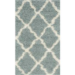 Safavieh Dallas Shag Beige, Blå 91.4x152.4cm