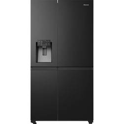 Hisense Side-by-side RS818N4IFE Sort Rustfrit stål, Sort
