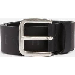 Armani Exchange Herren Gürtel mit Logo-Print Belt, Black