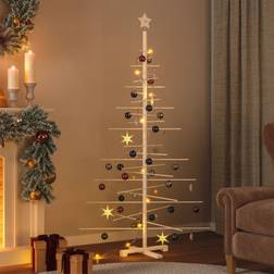 vidaXL Arbre En Bois Pour Décoration 180 cm Sapin de Noël