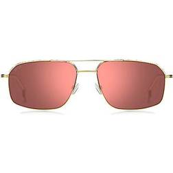 BOSS Gold-tone with pink lenses