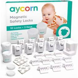 Aycorn Magnetic Safety 10 Locks & 2 keys