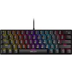 Delux KM36BU Tastatur m/RGB