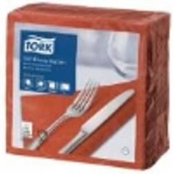 Tork Middagsserviet 39x39 cm 3-lag, Terracotta 100 stk/pk