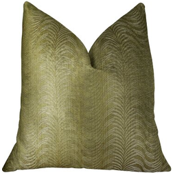 Plutus Feathered Strokes Complete Decoration Pillows Green (50.8x30.5cm)