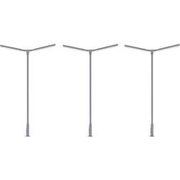 Faller H0 Halvbueformet lysmast dubbel Færdig model 180122 3 stk