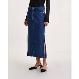 7 For All Mankind Maxi Skirt Bluenote