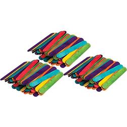 Teacher Created Resources Teacher Created Resources STEM Basics: Multicolor Jumbo Craft Sticks 200 Per Pack 3 Packs