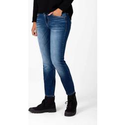 Timezone Timezone Dam slim EnyaTZ damform jeans, grape blå tvätt