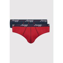 Sloggi Start Midi 2-Pack - Red/Black