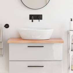 vidaXL Bathroom Countertop Live Edge Vanity Top 31.5"x23.6"x0.8"-1.6"