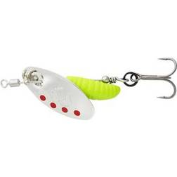 Savage Gear Grub Spinners Sinking Lure #2 5.8G Silver Red Lime