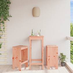 vidaXL Barstole 2 Stk 40x36x75 Cm Massivt Douglasgran