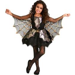 Amscan 9905066 Disfraz infantil de araña dorada iridiscente para Halloween (edad 4-6 años)