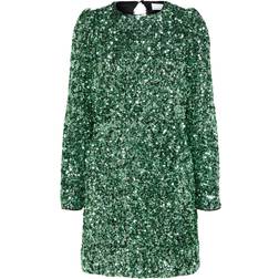 Selected Sequin Mini Dress - Loden Frost