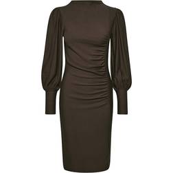 Gestuz Rifagz Puff Dress Kjoler 10904985 Coffee Bean